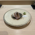 すし宮川 - 白甘鯛昆布締すみ炙り　