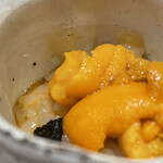 すし宮川 - 雲丹TKG