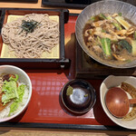 味の民芸 - 黒豚つけそば&ミニ味噌かつ丼