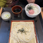 味の民芸 - セイロうどん&ミニネギトロ丼