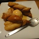 くつろぎダイニング とりあえず吾平 - あつあつきなこぱんアイス添え