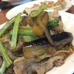 精陽軒 - 茄子と肉の炒め