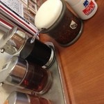 精陽軒 - 調味料は辛そう^^