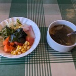 ジョイマハール - サラダ＆スープ♪