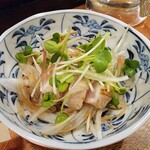 Sumibiyaki Tori Yamamotoya - 朝引き鶏のムネ肉タタキポン酢