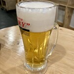 立ち呑み 村さ来 - 「生ビール」３コイン。