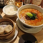 RIBAYON ATTACK - 担々麺+焼売+白飯