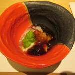 Sushi Tenbi - 白子　ブリタタキ　ポンジュレ