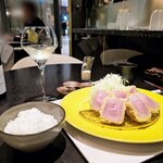 カツレツMATUMURA - ワインと、カツレツ いただきます(^○^)