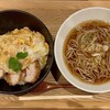 十割そば　中村麺兵衛 - 「厚みカツ丼と(温)そば」@999＋「ご飯大盛り」@110