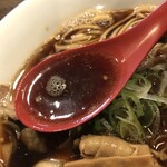 Inaniwa Chuuka Soba - 煮干し中華そばとチャーシュー飯のセット　スープアップ