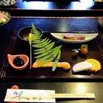 割烹旅館 桃山 - 朝ごはんのお膳
