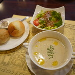 レストラン 蔦 - スープ＆サラダ 2023年1月