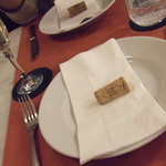 TRATTORIA AL SODO  - ディナーのテーブルセッティング