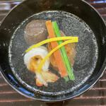 日本料理 いなだ - 蓮根饅頭のコクが良い。染み渡る。