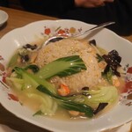 リトルチャイナ 豊 - 蟹肉と青梗菜のかけライス