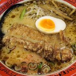 万世麺店 - 豚骨醤油排骨麺