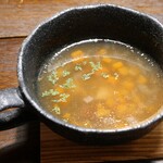 舎人庵・とんぼ - スープ