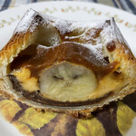 ブーランジェリー スドウ - バナナとキャラメルソース、チョコの相性抜群です！