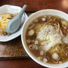 上海楼 - ワンタン麺＋半チャン