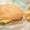 バーガーキング - ワッパーチーズ。セット。