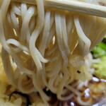 弁当屋 霧の雫 - 麺のアップ