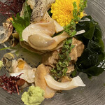 和さび - わかめも新鮮で肉厚