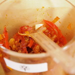 ラーメン 三亀 - 唐辛子