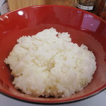 ラーメン 三亀 - ご飯 100円