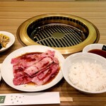 焼肉中道 - カルビ定食