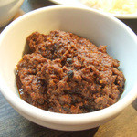 スパイスカフェ - ペアカレーランチ(1350円)のドライカレー