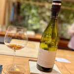 一心鮨 光洋 - 白ワイン『DOMAINE DERA BONGRAN』。