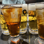 Kuramoto Izakaya Seiryuu - 生ビールと烏龍茶で乾杯