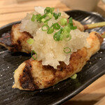 焼鳥と魚と鍋 焼鳥のえーす - ゆず胡椒おろしつくね
