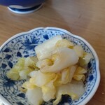 江ちゃんラーメン - 白菜の漬物♪