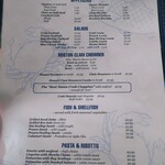 Sotto Mare - 2019/12/11メニュー