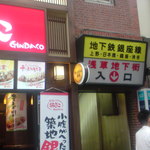 このちっさな入り口・・・階段を下ります