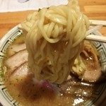 ちゃーしゅうや 武蔵 - からし味噌ちゃーしゅうの麺