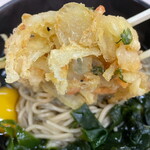 Hakone Soba - かき揚げ天　下4分の1は，おつゆに残ってしまいました…