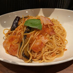 PRONTO - 茄子とベーコンのスパゲティ