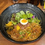 限定カレー 蕎麦屋さん風カレー南蛮のろかプレート