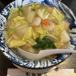 剛龍飯店 - 蝦仁湯麺（エビそば）¥950