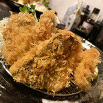 酒肴 新屋敷 - アジフライ(引き)