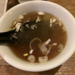 中華一 龍王 - スープ