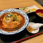 八香閣 - 天津飯定食