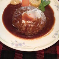 くいしんぼー山中 - ハンバーグ。うまうまです。