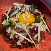 蕎麦 蘇枋 - 【’22.7】馬肉味噌ユッケ