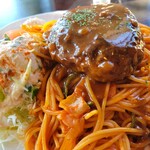 カフェドムッシュ - イタリアンハンバーグスパゲッティ