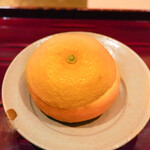 銀座 しのはら - 柚子の中は？
