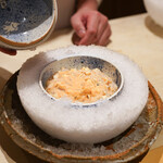 銀座 しのはら - トラフグ白子和え